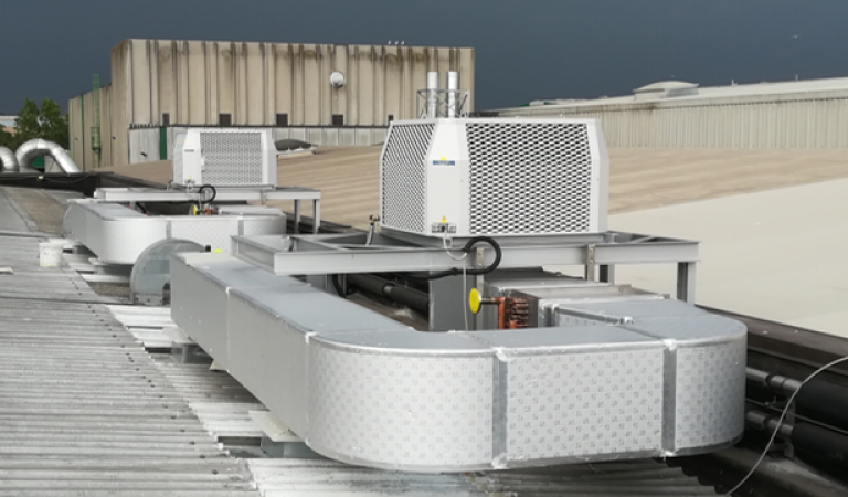 macchine intercooll su tetto Sistemi raffrescamento aria